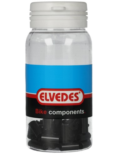 Außenzugtülle für OT-RS900 Elvedes von ø3,65 bis ø5,5 mm x 12mm - Schwarz (50 Stück)