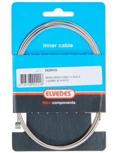 Bremszug Innen Elvedes 2.000 mm 1×19 Stränge -  Edelstahl ø1,5mm mit T-Nippel ø7 × 6mm