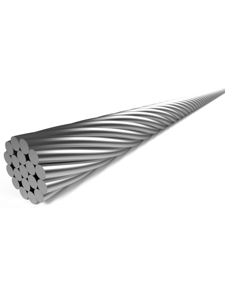 Bremszug Innen Elvedes 2.000 mm 1×19 Stränge Edelstahl ø1,5 mm mit V-Nippel ø5,5 × 10