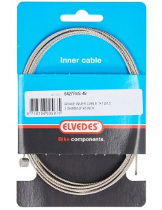 Bremszug Innen Elvedes 2250 mm 7×7 Stränge Edelstahl ø1,5 mm mit T-Nippel ø7 × 6 mm