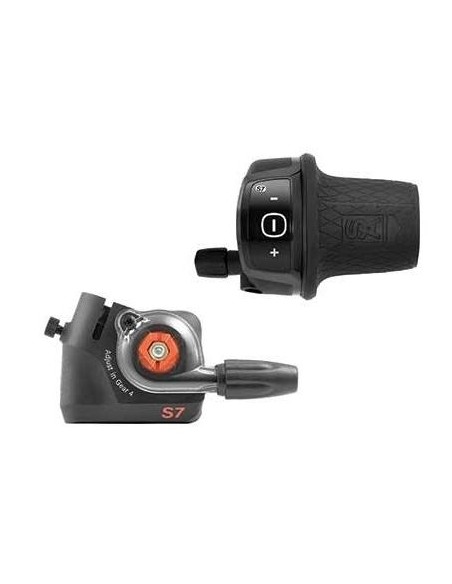 Drehgriffschalter 7 fach Sunrace mit Clickbox passend für SRAM S7