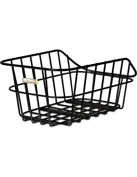 Fahrradkorb für Gepäckträger Basil Cento 45 x 33 x 21 cm - Schwarz
