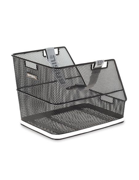 Fahrradkorb für Gepäckträger Basil Class 38 x 31 x 27 cm - Schwarz