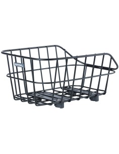 Fahrradkorb für Gepäckträger Basil Cento Alu WSL 22 Liter 45 x 32 x 21 cm - Mattschwarz