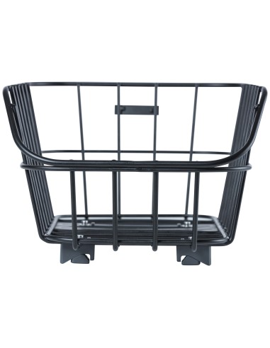 Fahrradkorb für Gepäckträger Basil Cento Alu WSL 22 Liter 45 x 32 x 21 cm - Mattschwarz