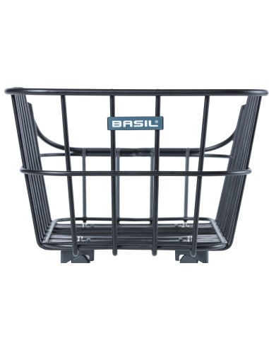 Fahrradkorb für Gepäckträger Basil Cento Alu WSL 22 Liter 45 x 32 x 21 cm - Mattschwarz