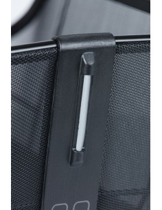 Fahrradkorb für Gepäckträger Basil Cento Tech Fiber WSL 21 Liter 46 x 34 x 25  cm - Solid Black