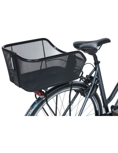 Fahrradkorb für Gepäckträger Basil Cento Tech Fiber WSL 21 Liter 46 x 34 x 25  cm - Solid Black