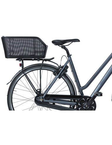 Fahrradkorb für Gepäckträger Basil Cento Tech Fiber WSL 21 Liter 46 x 34 x 25  cm - Solid Black