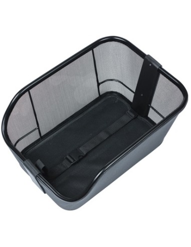 Fahrradkorb für Gepäckträger Basil Cento Tech Fiber WSL 21 Liter 46 x 34 x 25  cm - Solid Black