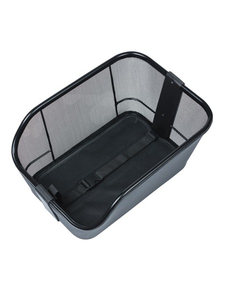 Fahrradkorb für Gepäckträger Basil Cento Tech Fiber WSL 21 Liter 46 x 34 x 25  cm - Solid Black