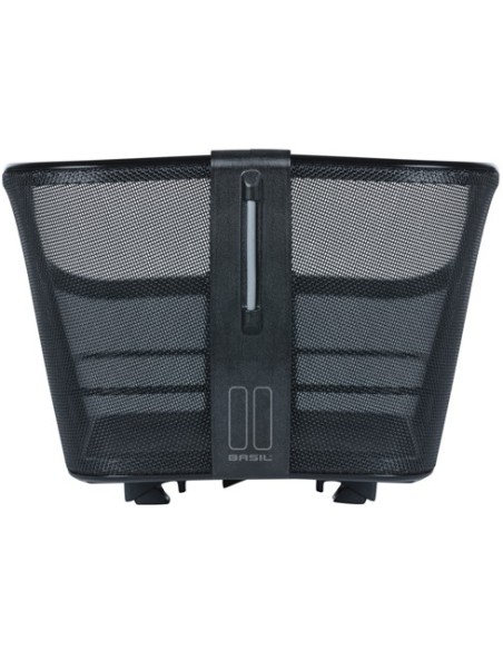 Fahrradkorb für Gepäckträger Basil Cento Tech Fiber WSL 21 Liter 46 x 34 x 25  cm - Solid Black