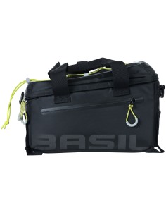 Tasche für Gepäckträger Basil Miles 7 Liter 32 x 19 x 21 cm - Schwarz