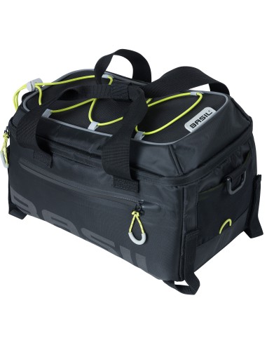 Tasche für Gepäckträger Basil Miles 7 Liter 32 x 19 x 21 cm - Schwarz