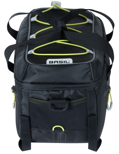 Tasche für Gepäckträger Basil Miles 7 Liter 32 x 19 x 21 cm - Schwarz