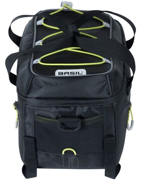 Tasche für Gepäckträger Basil Miles 7 Liter 32 x 19 x 21 cm - Schwarz