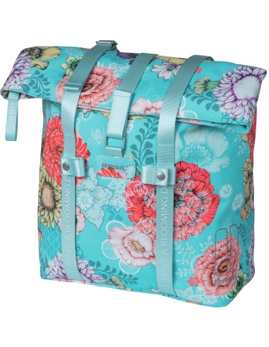 Fahrradtasche Basil Bloom Field Shopper 20 Liter 30 x 15 x 38 cm - sky blue
