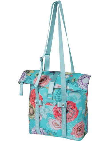 Fahrradtasche Basil Bloom Field Shopper 20 Liter 30 x 15 x 38 cm - sky blue