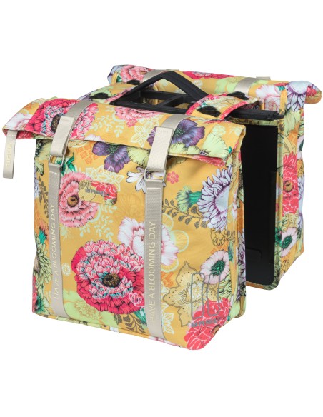Doppelpacktasche Basil Bloom Field Double MIK 35 Liter 30 x 15 x 33 cm - honey yellow