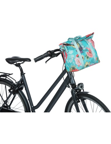 Fahrradtasche Basil Bloom Field KF-hook MIK 11 Liter 29 x 15 x 28 cm - sky blue