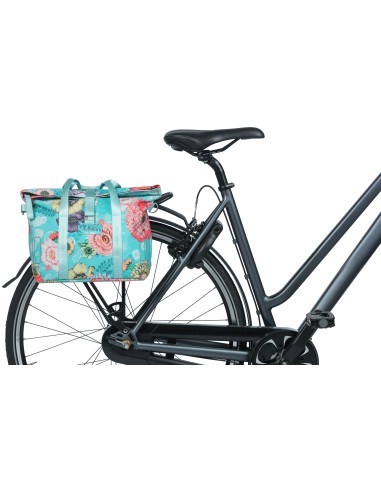 Fahrradtasche Basil Bloom Field KF-hook MIK 11 Liter 29 x 15 x 28 cm - sky blue