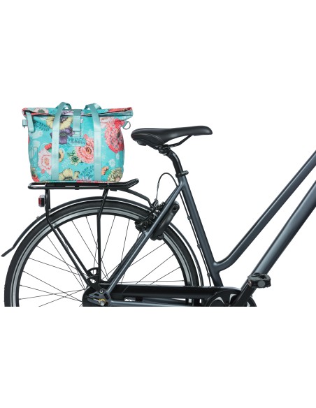 Fahrradtasche Basil Bloom Field KF-hook MIK 11 Liter 29 x 15 x 28 cm - sky blue