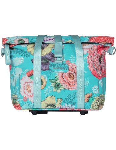 Fahrradtasche Basil Bloom Field KF-hook MIK 11 Liter 29 x 15 x 28 cm - sky blue