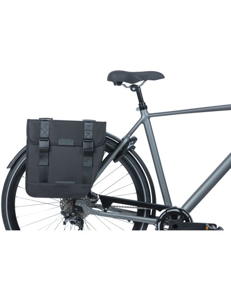 Doppelpacktasche Basil Tour Double 28 Liter 34 x 14 x 34 cm - Schwarz