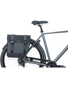 Doppelpacktasche Basil Tour Waterproof 28 Liter 34 x 14 x 34 cm - Schwarz