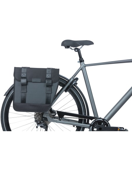 Doppelpacktasche Basil Tour Waterproof 28 Liter 34 x 14 x 34 cm - Schwarz