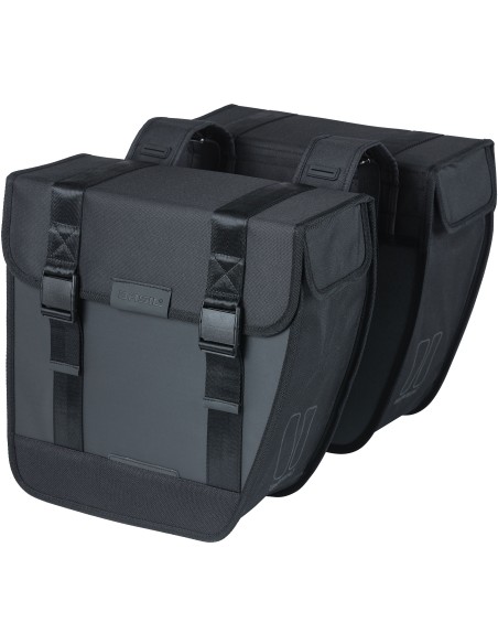 Doppelpacktasche Basil Tour Waterproof 28 Liter 34 x 14 x 34 cm - Schwarz