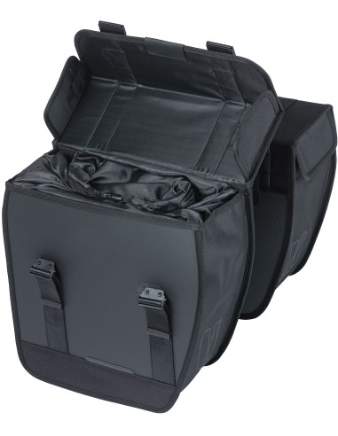 Doppelpacktasche Basil Tour Waterproof 28 Liter 34 x 14 x 34 cm - Schwarz