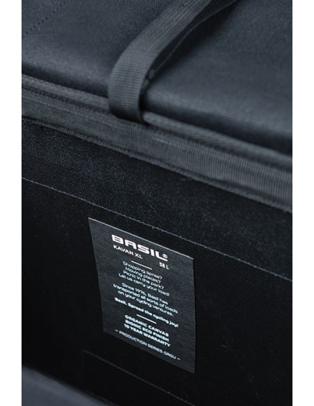 Doppelpacktasche Basil Kavan Eco Classic 58 Liter 37 x 24 x 33 cm - Schwarz