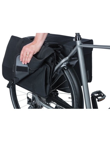 Doppelpacktasche Basil Kavan Eco Classic 68 Liter 40 x 25 x 33 cm - Schwarz