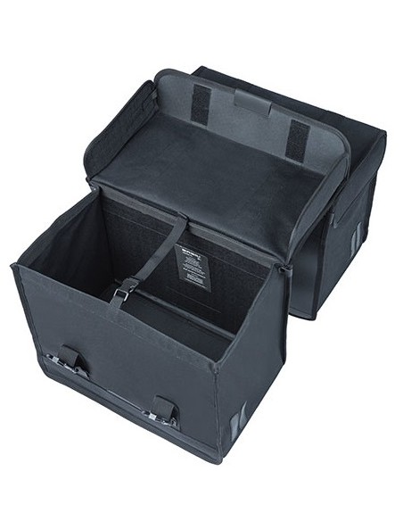 Doppelpacktasche Basil Kavan Eco Classic 68 Liter 40 x 25 x 33 cm - Schwarz