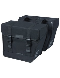 Doppelpacktasche Basil Kavan Eco Classic Rounded 46 Liter 37 x 18 x 32 cm - Schwarz