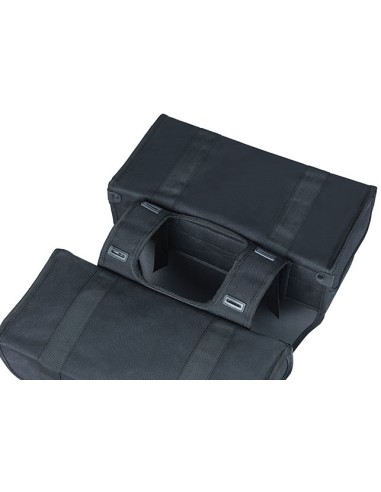 Doppelpacktasche Basil Kavan Eco Classic Rounded 46 Liter 37 x 18 x 32 cm - Schwarz