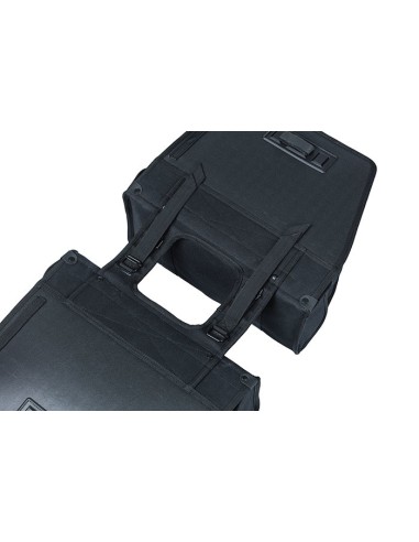 Doppelpacktasche Basil Kavan Eco Classic Rounded 46 Liter 37 x 18 x 32 cm - Schwarz