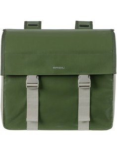 Doppelpacktasche Basil Urban Load 48-53 Liter 40 x 17 x 46 cm - moss green/sand