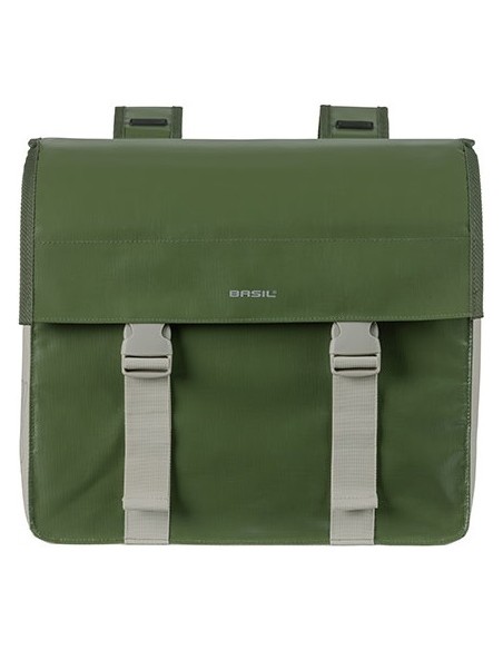 Doppelpacktasche Basil Urban Load 48-53 Liter 40 x 17 x 46 cm - moss green/sand