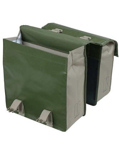Doppelpacktasche Basil Urban Load 48-53 Liter 40 x 17 x 46 cm - moss green/sand