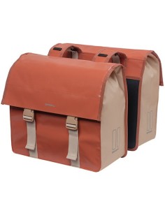 Doppelpacktasche Basil Urban Load 48-53 Liter 40 x 17 x 46 cm - terra red/rose