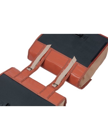 Doppelpacktasche Basil Urban Load 48-53 Liter 40 x 17 x 46 cm - terra red/rose