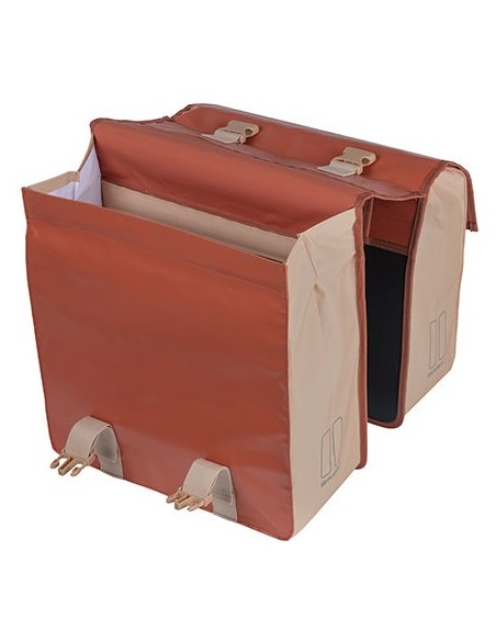 Doppelpacktasche Basil Urban Load 48-53 Liter 40 x 17 x 46 cm - terra red/rose