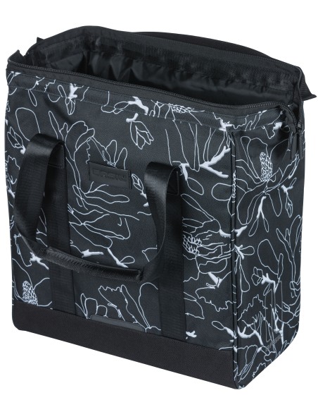 Fahrradtasche Basil Grand Flower 23 Liter 34 x 19 x 35 cm - Schwarz