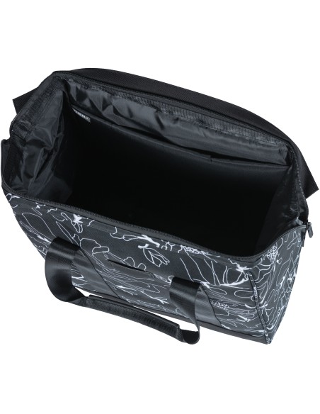 Fahrradtasche Basil Grand Flower 23 Liter 34 x 19 x 35 cm - Schwarz