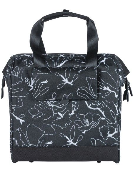 Fahrradtasche Basil Grand Flower 23 Liter 34 x 19 x 35 cm - Schwarz