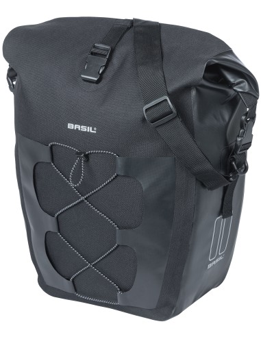 Fahrradtasche Basil Navigator Waterproof 25-31 Liter 32 x 15 x 37 cm - Schwarz