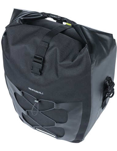 Fahrradtasche Basil Navigator Waterproof 25-31 Liter 32 x 15 x 37 cm - Schwarz