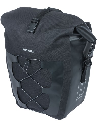 Fahrradtasche Basil Navigator Waterproof 25-31 Liter 32 x 15 x 37 cm - Schwarz